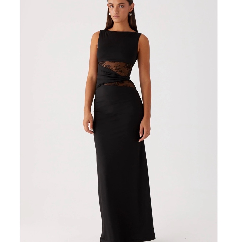 Peppermayo Black Karma Maxi Dress NWT